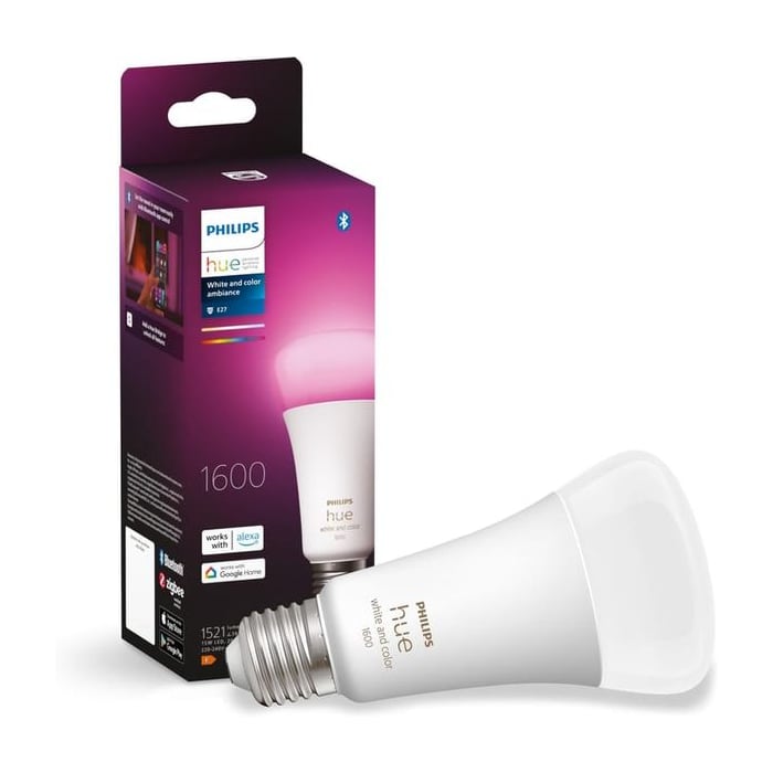 E27 1600 Lumen Renkli Ampul